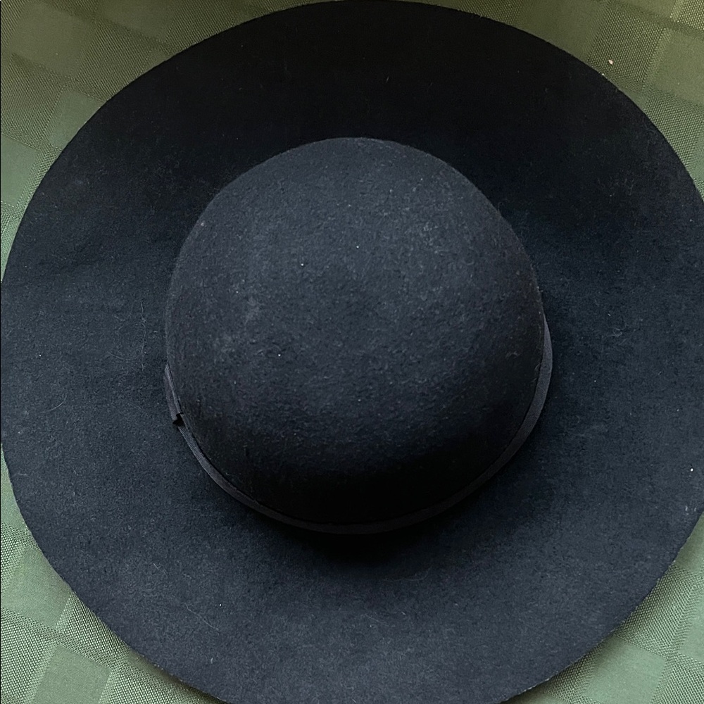 Cotton On Wide-Brim Felt Hat - Black - Picture 9 of 9
